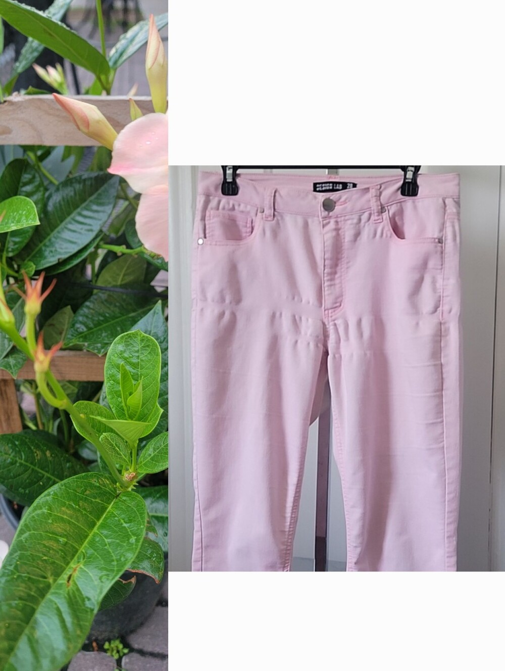 Vintage Design Lab Lord & Taylor Light Pink Women's Jeans
